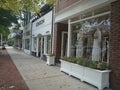 Luxury shops in Southampton Village, Long Island Royalty Free Stock Photo