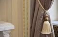 Luxury silk curtain Royalty Free Stock Photo