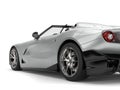 Luxury silver convertible super sports car Royalty Free Stock Photo