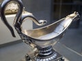 Luxury silver gravy boat