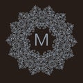 Luxury, simple and elegant monochrome Vector
