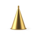 Luxury simple metallic golden abstract Christmas tree cone shape traditional holiday design