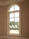 Luxury Single Arch Window 1 Royalty Free Stock Photo