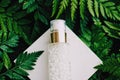 Luxury skincare moisturizing serum gel green garden, natural herbal cosmetics and organic anti-aging product for health