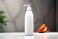 Luxury Skincare: Sleek Cleanser Packaging mockup