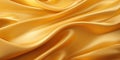 Luxury smooth elegant golden silk fabric texture as background Abstract background Royalty Free Stock Photo