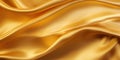 Luxury smooth elegant golden silk fabric texture as background Abstract background Royalty Free Stock Photo