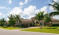 Luxury South Florida golf community and neighborhood. Royalty Free Stock Photo