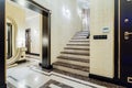 Luxury staircase in baroque house Royalty Free Stock Photo