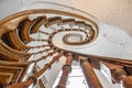 Luxury staircase. View from bottom Royalty Free Stock Photo