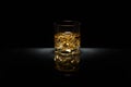 Luxury still life of whisky glass Royalty Free Stock Photo