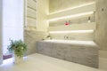 Luxury stone bathtub Royalty Free Stock Photo