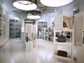 Luxury store interior design art deco style with hints of Contemporary.