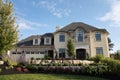 Luxury Stucco House Stone