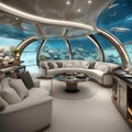 A luxury submarine offers underwater exploration in style