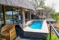 Luxury suite in Singita Ebony Lodge located in Sabi Sands Game Reserve, South Africa Royalty Free Stock Photo