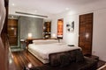 Luxury suite 5 star bedroom Royalty Free Stock Photo