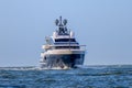 Luxury superyacht at the northsea.