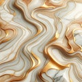 Luxury surface light liquid paint 3d abstract marbled background with gold glitter, inlay, veins, lines. Marble stone texture, Royalty Free Stock Photo