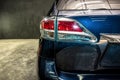 Luxury SUV rear tail light closeup Royalty Free Stock Photo