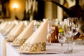 Luxury table set Royalty Free Stock Photo