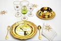 Luxury Tableware for royal palace Royalty Free Stock Photo