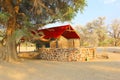Luxury safari tent camp private bathroom, Damaraland,Namibia Royalty Free Stock Photo