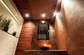 Luxury toilet in modern apartment