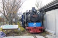 Luxury tourist locomotive train travel in the Jiangsu Horticultural Exposition Park, Nanjing