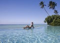 Luxury Vacation - Cook Islands - South Pacific Royalty Free Stock Photo