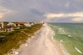 Luxury vacation homes Seaside Beach FL USA Royalty Free Stock Photo