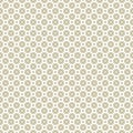 Luxury vector golden seamless pattern. Abstract white and gold ornament Royalty Free Stock Photo