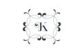 Luxury Vector Letter K Logo Design.