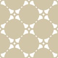 Luxury vector seamless pattern. Gold and white abstract geometric ornament Royalty Free Stock Photo