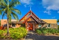 Luxury Villa With Palm Tree Royalty Free Stock Photo