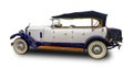 The Luxury Vintage British car Rolls-Royce Phantom I, 1920th. White background Royalty Free Stock Photo