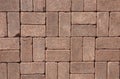 Luxury Vintage Ceramic Clinker Pavers for Patio. Royalty Free Stock Photo