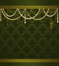 Luxury Vintage tapestry background. Royalty Free Stock Photo