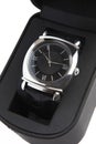 Luxury watch in black box Royalty Free Stock Photo