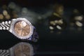 Luxury watches are watches that have been collected for a long time. Royalty Free Stock Photo