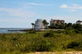 Luxury Waterfront homes on Sullivan Island, SC. Royalty Free Stock Photo