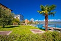 Luxury waterfront walkway in Opatija Royalty Free Stock Photo