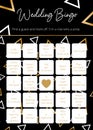 Luxury wedding bingo tickets for fun party