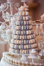 Luxury wedding candy bar table set.