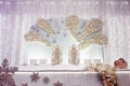 Luxury wedding decor arrangements of centerpiece table for bride
