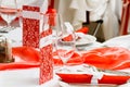 Luxury wedding decoration Royalty Free Stock Photo