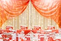 Luxury wedding hall Royalty Free Stock Photo