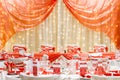 Luxury wedding hall Royalty Free Stock Photo