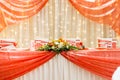 Luxury wedding hall Royalty Free Stock Photo