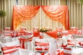 Luxury wedding hall Royalty Free Stock Photo